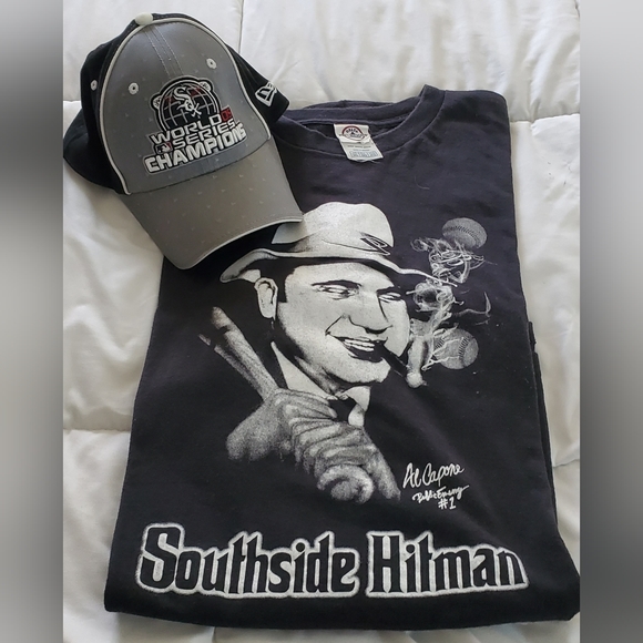 Delta Other - CHICAGO WHITE SOX TEE South side Hitman AND CAP World Series Champions. Size 3XL